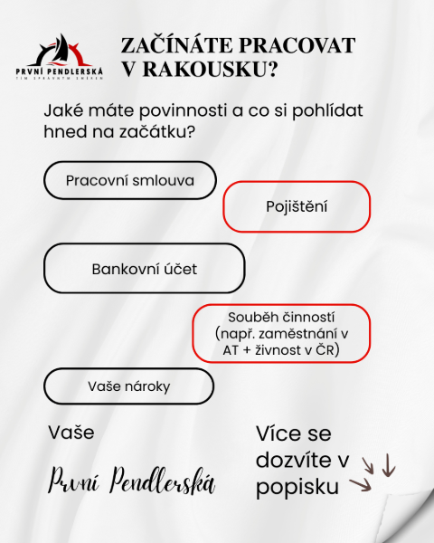 Začínáte pracovat v Rakousku?